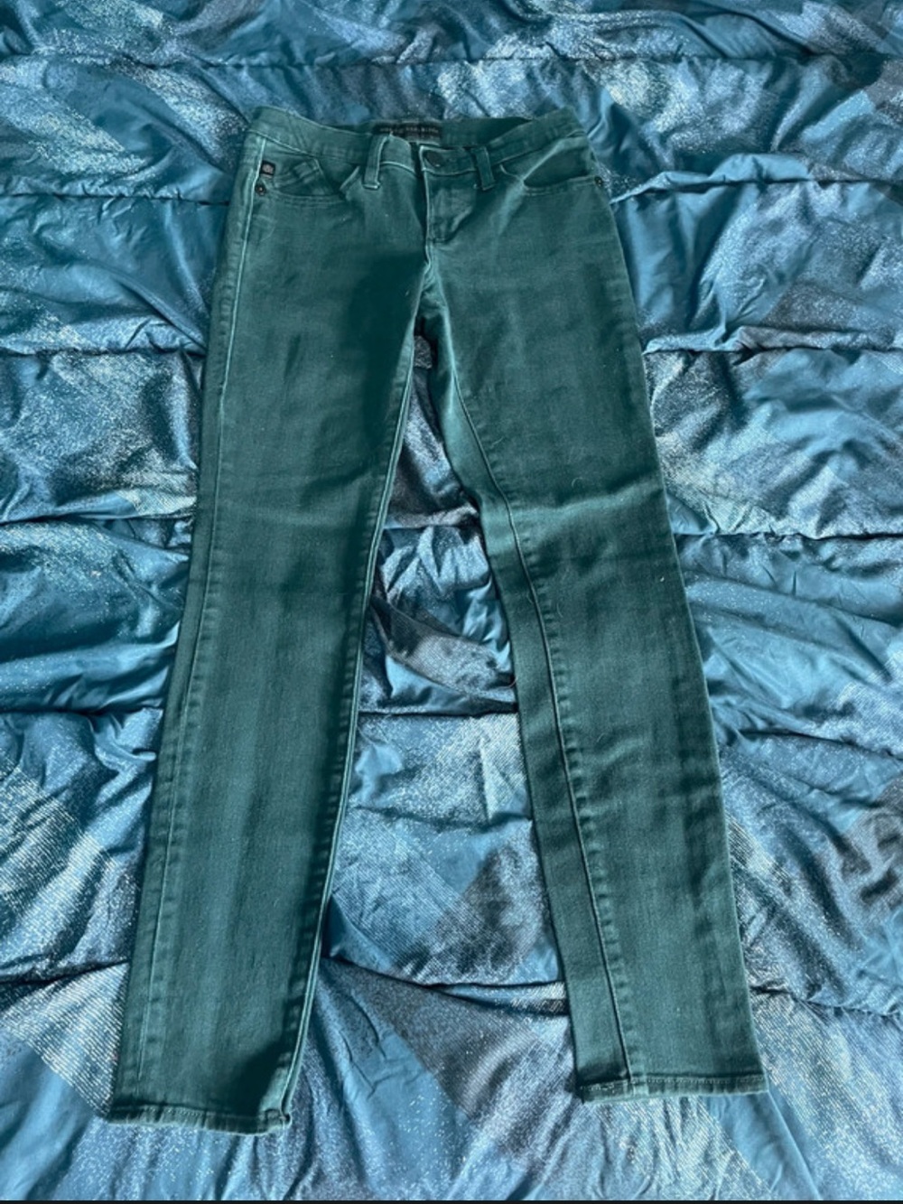 Rock & Republic Dark Green Women’s Skinny Jeans Size 4 M